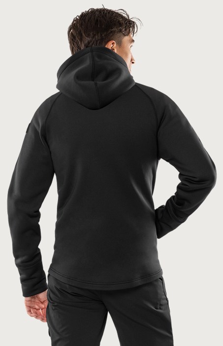 Cobalt Polartec® power stretch® hoodie 2 Fristads Outdoor