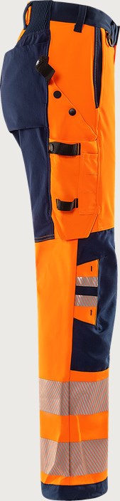 High vis Green stretchbukser dame klasse 2 2665 GSTP 7 Fristads