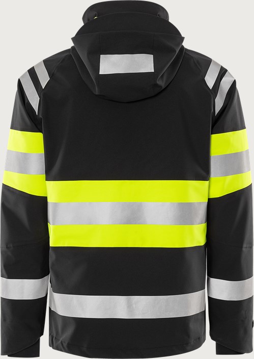 High vis Green stretch shell jacket class 1 4684 GLPS 3 Fristads