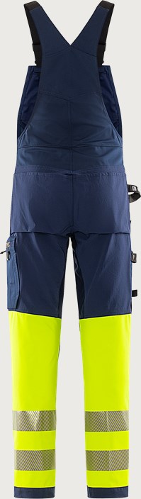 Elastyczne spodnie ogrodniczki high vis klasy 1 Green 1032 GSTP 2 Fristads