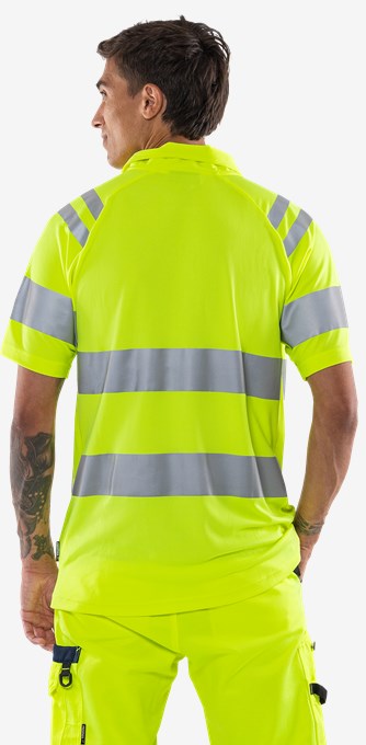 High Vis Green Funktions-Poloshirt Kl.3 7861 GPST      6 Fristads