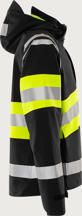 High vis Green stretch shell jacket class 1 4684 GLPS 5 Fristads