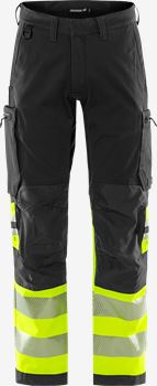 High vis Green stretch trousers class 1 2647 GSTP Fristads Medium
