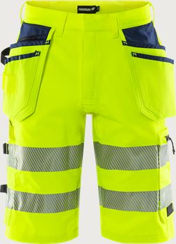 High Vis Green Handwerker Stretch-Shorts Kl. 2 2646 GSTP Fristads Medium