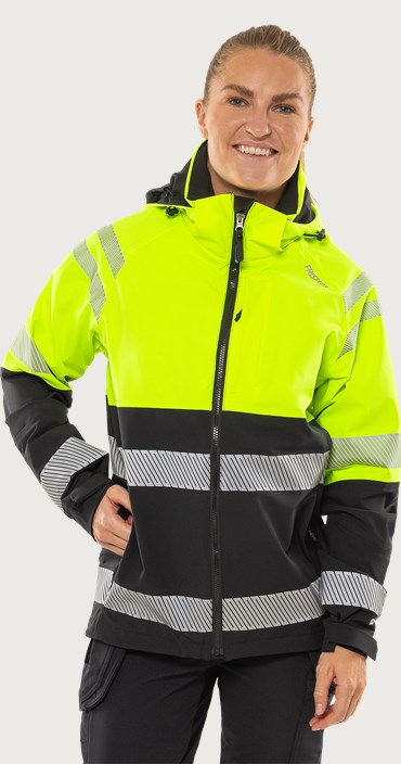 High vis Green stretch kuoritakki lk 1 4690 GLS 2 Fristads