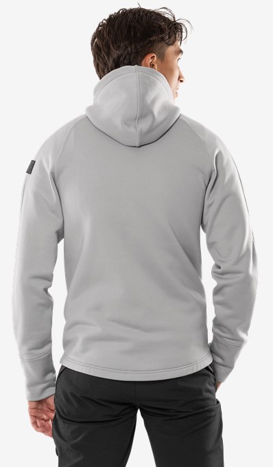 Cobalt Polartec® power stretch® hoodie 6 Fristads Outdoor