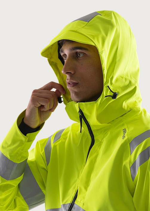 High vis Green stretch kuoritakki lk 3 4680 GLPS 3 Fristads