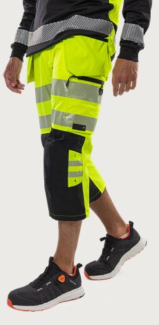 High vis stretch pirate trousers class 2 2666 GSTP Fristads Medium