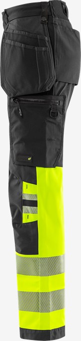 Pantaloni craftsman stretch Green donna High Vis CL.1 2663 GSTP 4 Fristads