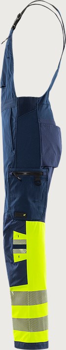 Elastyczne spodnie ogrodniczki high vis klasy 1 Green 1032 GSTP 3 Fristads