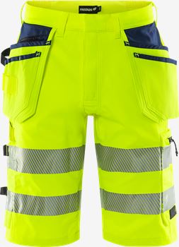 High vis Green craftsman stretch shorts class 2 2646 GSTP Fristads Medium