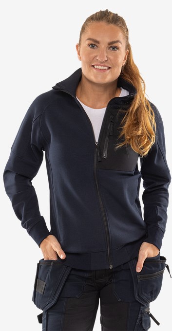 Sweatshirt jacket woman 7832 GKI 5 Fristads