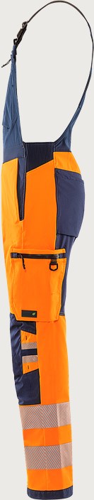 Elastyczne spodnie na szelkach klasy 2 Green 1031 GSTP 3 Fristads