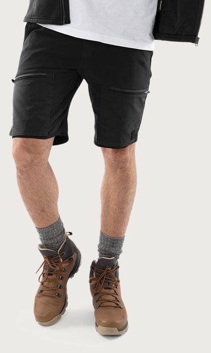 Carbon outdoor semistretch shorts  Fristads Outdoor Medium