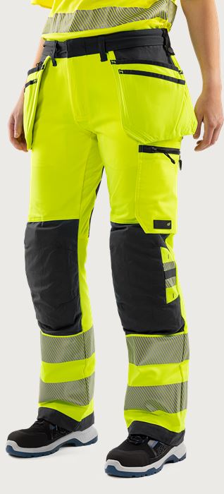 Pantaloni craftsman stretch Green donna High Vis CL.2 2664 GSTP Fristads Medium