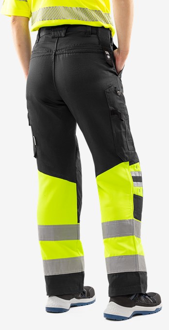 High vis Green trousers woman class 1 2652 GPLU 5 Fristads