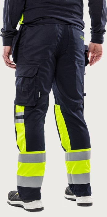 Flamestat high vis håndværker stretch bukser kl. 1 2263 ATHF 2 Fristads