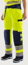 High vis craftsman trousers woman class 2 2671 GPLU