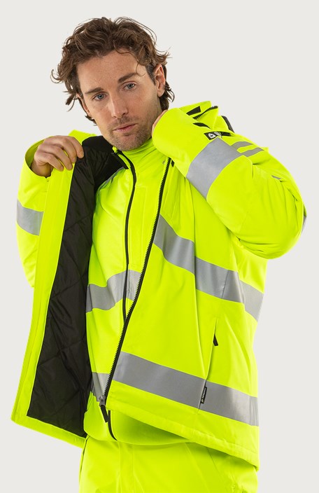 High vis Green stretch talvitakki lk 3 4682 GLPS 2 Fristads