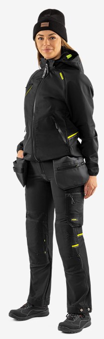 Tekninen hupullinen softshell takki naisten 4872 GBF 7 Fristads