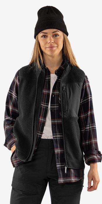 Argon micro pile fleece waistcoat woman Fristads Outdoor Medium