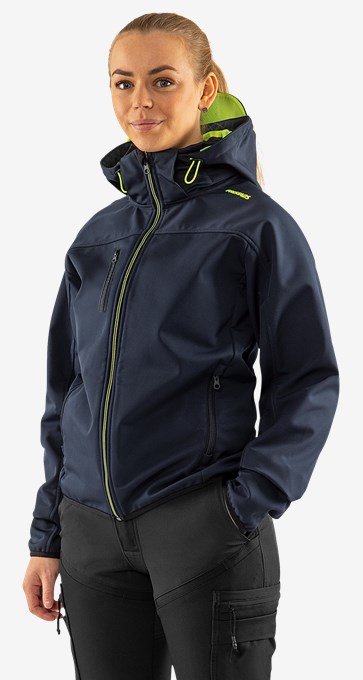Hooded softshell jacket 4655 GBF 6 Fristads