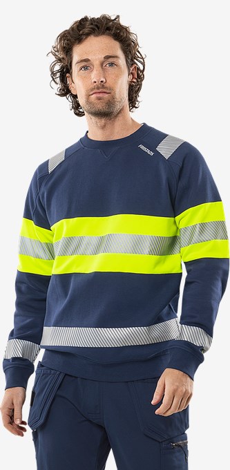 High vis stretch sweater klasse 1 7530 GKC  5 Fristads