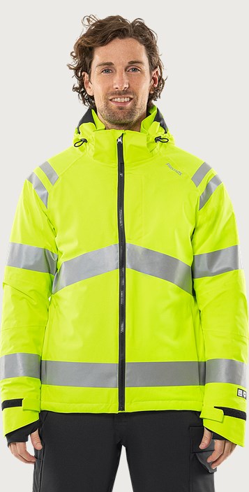 High vis Green stretch talvitakki lk 3 4682 GLPS 1 Fristads