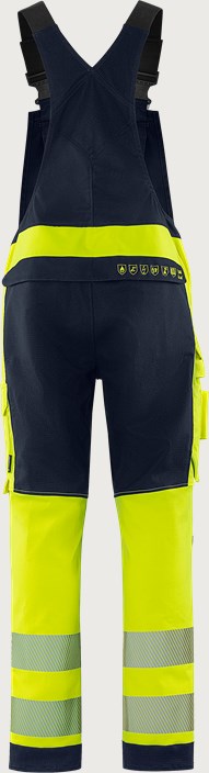 Flamestat Green High Vis Stretch-Latzhose Kl. 1951 GFS 3 Fristads