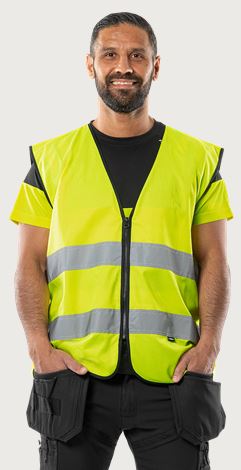 HiVis vest klasse 2 5100 HVS Fristads Medium