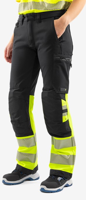 Pantaloni craftsman stretch Green donna High Vis CL.1 2663 GSTP 6 Fristads