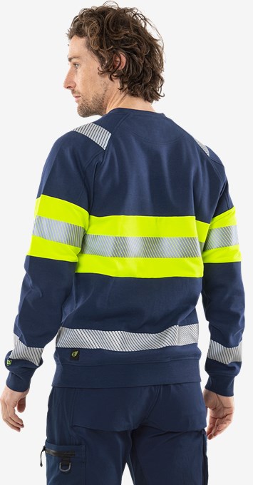 High vis stretch sweater klasse 1 7530 GKC  6 Fristads