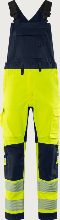 Flamestat Green High Vis Stretch-Latzhose Kl. 1951 GFS 2 Fristads