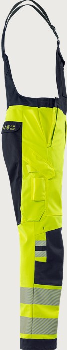 Flamestat Green High Vis Stretch-Latzhose Kl. 1951 GFS 5 Fristads