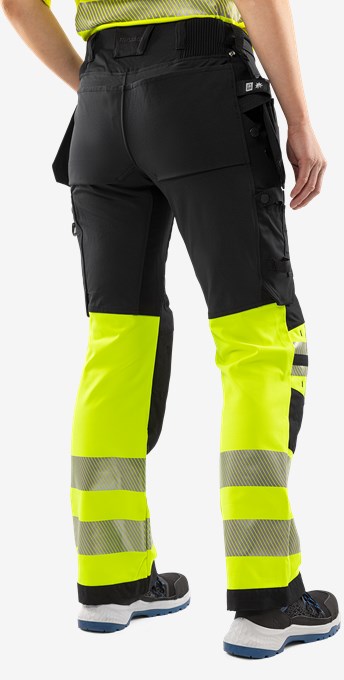 Pantaloni craftsman stretch Green donna High Vis CL.1 2663 GSTP 9 Fristads