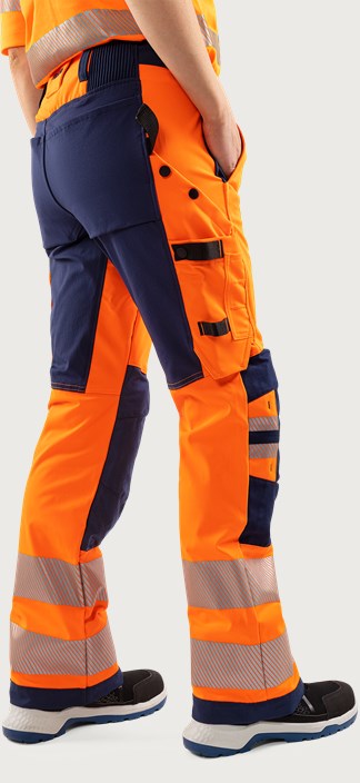 High vis Green stretchbukser dame klasse 2 2665 GSTP 2 Fristads