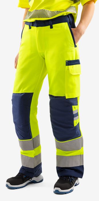 High vis Green housut naisten LK 2 2642 GPLU Fristads Medium