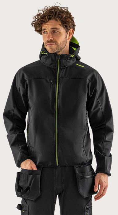 Hooded softshell jacket 4655 GBF Fristads Medium