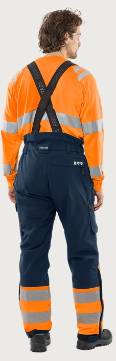 High vis Green stretch talvihousut lk 1 2681 GLPS 2 Fristads