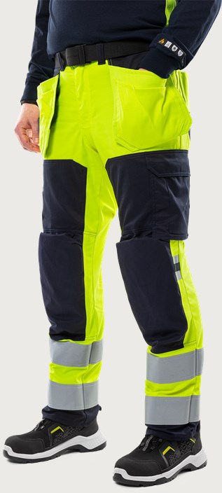 Flamestat high vis håndværker stretch bukser kl. 2 2267 ATHF 1 Fristads