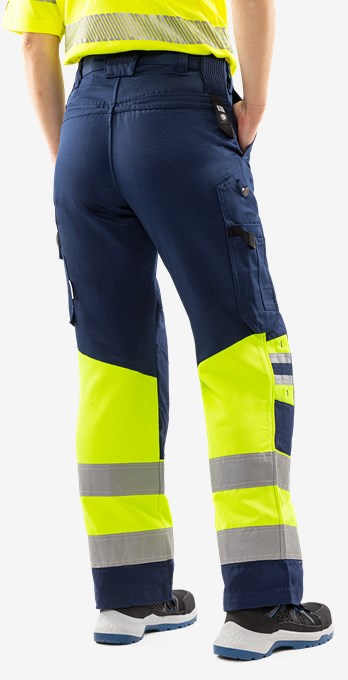 High vis Green trousers woman class 1 2652 GPLU 4 Fristads
