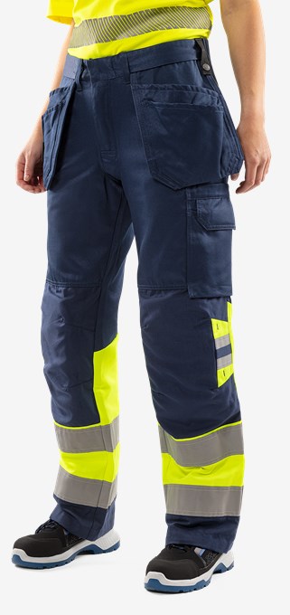 High vis craftsman trousers woman class 1 2670 GPLU 3 Fristads