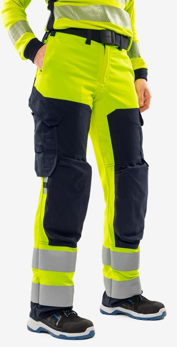 Flamestat high vis stretch trousers woman class 2 2169 ATHF 5 Fristads