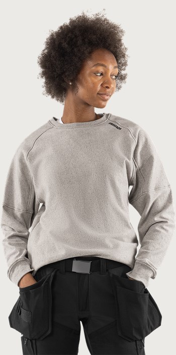 Green sweatshirt Close the loop 7850 CLS 2 Fristads