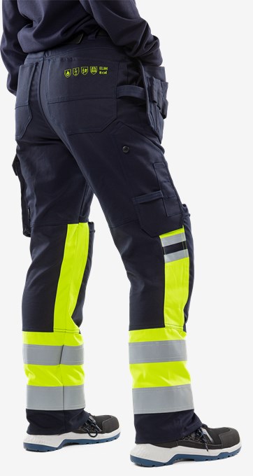 Flamestat high vis stretch trousers woman class 1 2170 ATHF 5 Fristads