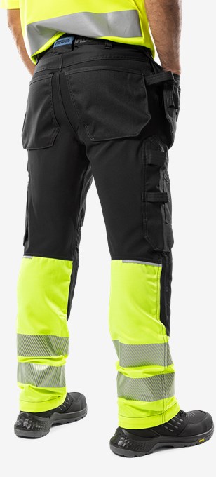 High vis craftsman stretch trousers class 1 2906 GWM  6 Fristads