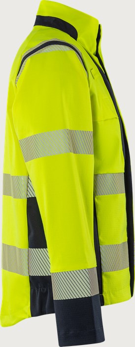 Flamestat Green high vis stretch jacket class 3 4940 GFS 5 Fristads