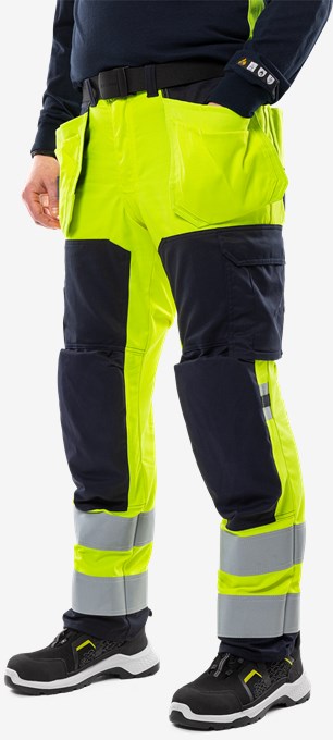 Flamestat håndverkerbukse med høy visibilitet og stretch, klasse 2 2267 ATHF 5 Fristads