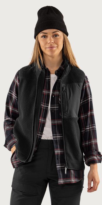 Argon micro pile fleece waistcoat woman Fristads Outdoor Medium