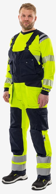 Flamestat high vis craftsman stretch bib'n'brace class 2 1170 ATHF 5 Fristads